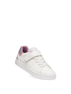 SNEAKERS RAGAZZA - GEOX BIANCO-ROSA - J36LRA 0BCKC 4