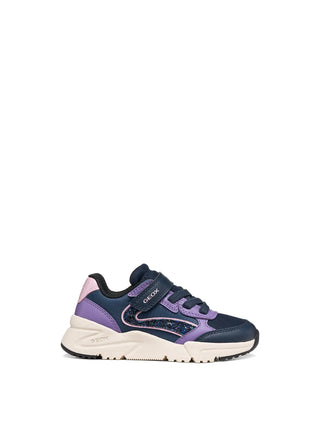 SNEAKERS RAGAZZA - GEOX NAVY-LILLA - J46M2A 0FU54
