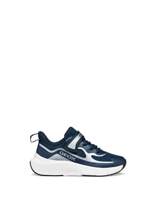 SNEAKERS RAGAZZO - GEOX NAVY-ARGENTO - J65P7F 01454