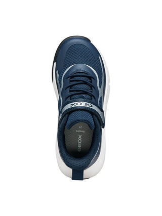 SNEAKERS RAGAZZO - GEOX NAVY-ARGENTO - J65P7F 01454 5