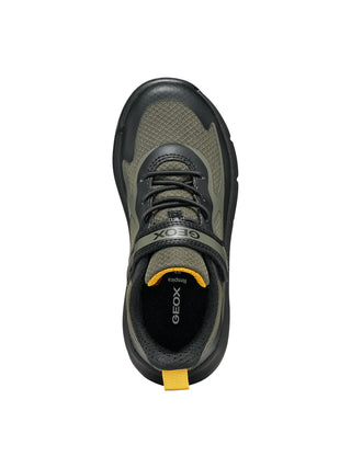 Jungen-Sneaker - GEOX GRÜN-SCHWARZ - J65P7F 01454 5