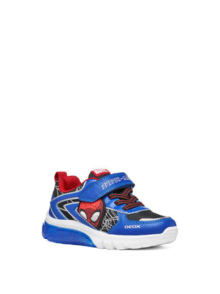 SNEAKER JUNGE - GEOX SCHWARZ-ROYAL - J66LBK 01454 2