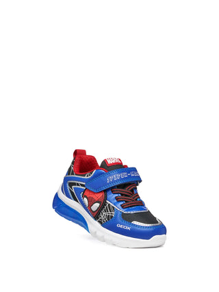 SNEAKER JUNGE - GEOX SCHWARZ-ROYAL - J66LBK 01454 4