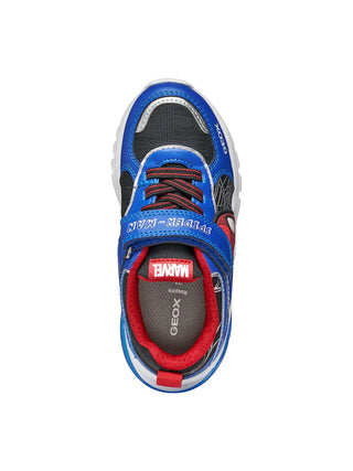 SNEAKER JUNGE - GEOX SCHWARZ-ROYAL - J66LBK 01454 5