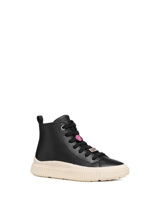 SNEAKERS RAGAZZA - GEOX NERO - J66M3A 000BC 2
