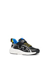 SNEAKER JUNGE - GEOX SCHWARZ-HIMMEL - J66P7A 01454 2