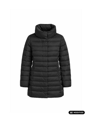 DAMEN DAUNENJACKE - GEOX SCHWARZ - W6626N T3122