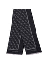 SCIARPA DONNA - GUESS NERO - AW5529 VIS03 2
