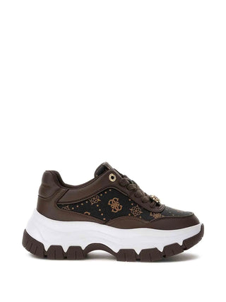 SNEAKERS DONNA - GUESS MARRONE - FLFBRT PEL12
