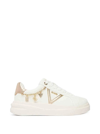 SNEAKERS DONNA - GUESS BIANCO-PLATINO - FLTBTT LEA12