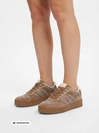 DAMEN-SNEAKER – GUESS TAUPE – FLTM16 FAL12 5