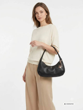 DAMEN-HOBO-TASCHE - GUESS SCHWARZ - HWZG97 47010 3