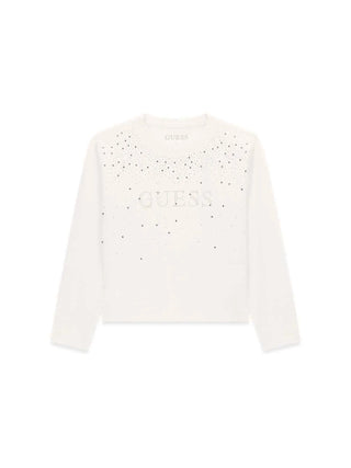 T-SHIRT RAGAZZA - GUESS KIDS BIANCO - J6BI08 K5778 1