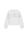 FELPA RAGAZZA - GUESS KIDS BIANCO - J6RQ10 KAD74 1