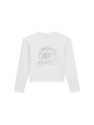 T-SHIRT RAGAZZA - GUESS KIDS BIANCO - J6YI04 K3671 1