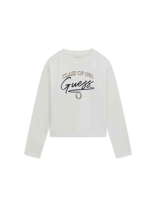 T-SHIRT RAGAZZA - GUESS KIDS BIANCO - J6YI23 K3753 1