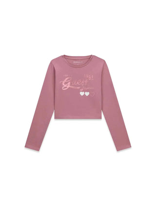 T-SHIRT RAGAZZA - GUESS KIDS ROSA - J6YI35 K3774 1