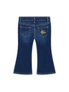PANTALONE BAMBINA - GUESS KIDS BLU - K6BA01 D2166 2