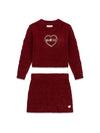 PANTALONE BAMBINA - GUESS KIDS ROSSO - K6BG03 Z1290 1
