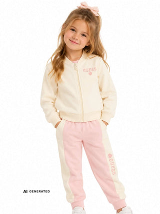 MÄDCHEN HOSE - GUESS KIDS CREMA - K6BG06 K5914 3