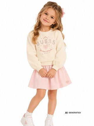 MÄDCHENHOSE - GUESS KIDS CREME - K6BG08 Z1458 3