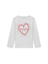 T-SHIRT MÄDCHEN - GUESS KIDS WEISS - K6BI10 K5834 1