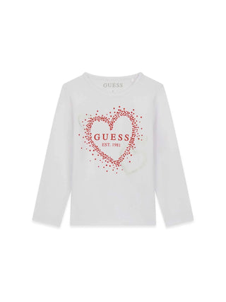 T-SHIRT MÄDCHEN - GUESS KIDS WEISS - K6BI10 K5834 1