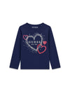 MÄDCHEN-T-SHIRT - GUESS KIDS BLAU - K6BI10 K5834 1