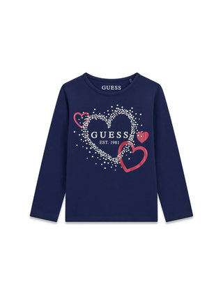 MÄDCHEN-T-SHIRT - GUESS KIDS BLAU - K6BI10 K5834 1