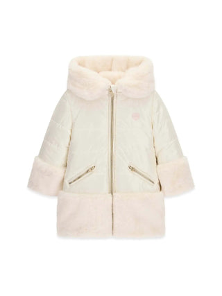 GIUBBOTTO BAMBINA - GUESS KIDS CREMA - K6BL04 W3965 1