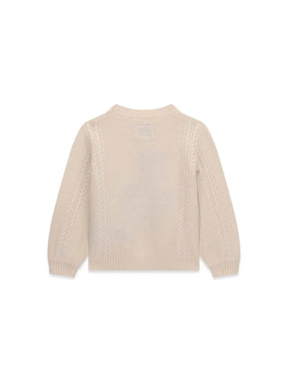 MAGLIA BAMBINA - GUESS KIDS CREMA - K6BR07 Z1285 2