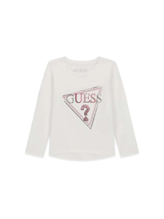 T-SHIRT BAMBINA - GUESS KIDS BIANCO - K6YI08 K3673 1