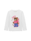 T-SHIRT BAMBINA - GUESS KIDS BIANCO - K6YI11 K3676 1
