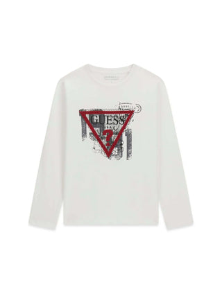 T-SHIRT JUNGE - GUESS KIDS WEISS - L6BI21 K5747 1