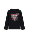 T-SHIRT JUNGE - GUESS KIDS SCHWARZ - L6BI21 K5747 1