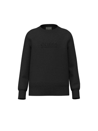 MAGLIA RAGAZZO - GUESS KIDS NERO - L6BR05 Z1495 1