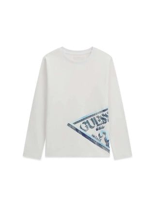 T-SHIRT RAGAZZO - GUESS KIDS BIANCO - L6YI12 K3727 1