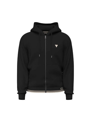 FELPA UOMO - GUESS APPAREL NERO - M6BQ48 K6168 1