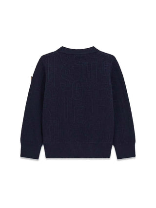 MAGLIA BAMBINO - GUESS KIDS BLU - N6BR04 Z1394 2