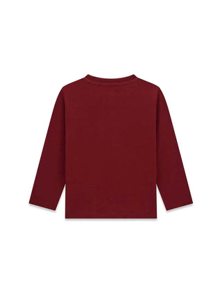 T-SHIRT BAMBINO - GUESS KIDS BORDEAUX - N6YI06 K3794 2