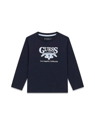 T-SHIRT BAMBINO - GUESS KIDS BLU - N6YI12 K3800 1