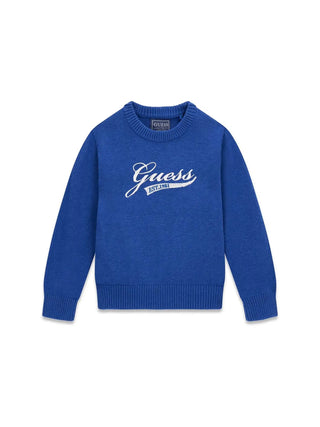 MAGLIA BAMBINO - GUESS KIDS BLU - N6YR01 Z0897 1