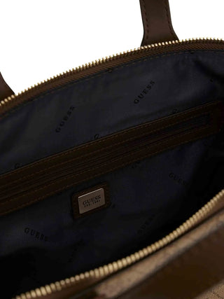 BORSA VALIGERIA UNISEX - GUESS MARRONE - TWLB96 76019 3