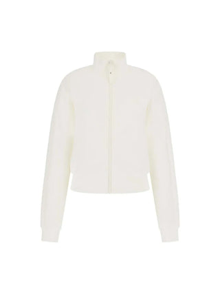 FELPA DONNA - GUESS ATHLEISURE BIANCO - V2YQ17 K7UW2