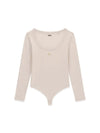 MAGLIA DONNA - GUESS ATHLEISURE BIANCO - V4YP07 J1314 1