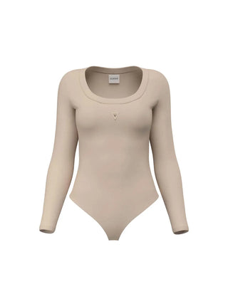 MAGLIA DONNA - GUESS ATHLEISURE TAUPE - V4YP07 J1314