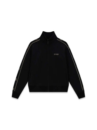 FELPA DONNA - GUESS ATHLEISURE NERO - V5BQ15 KCX22