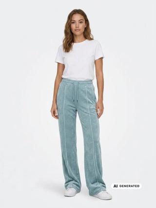 JOGGINGHOSE DAMEN - GUESS ATHLEISURE HELLBLAU - V6BB10 K6303 3