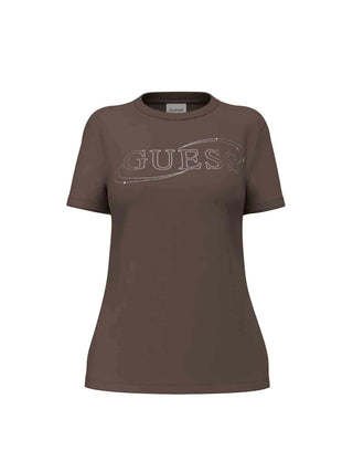 T-SHIRT DONNA - GUESS ATHLEISURE CAFFE - V6BI01 K6248 1