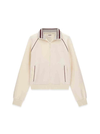 FELPA DONNA - GUESS ATHLEISURE CREMA - V6BQ04 K6263